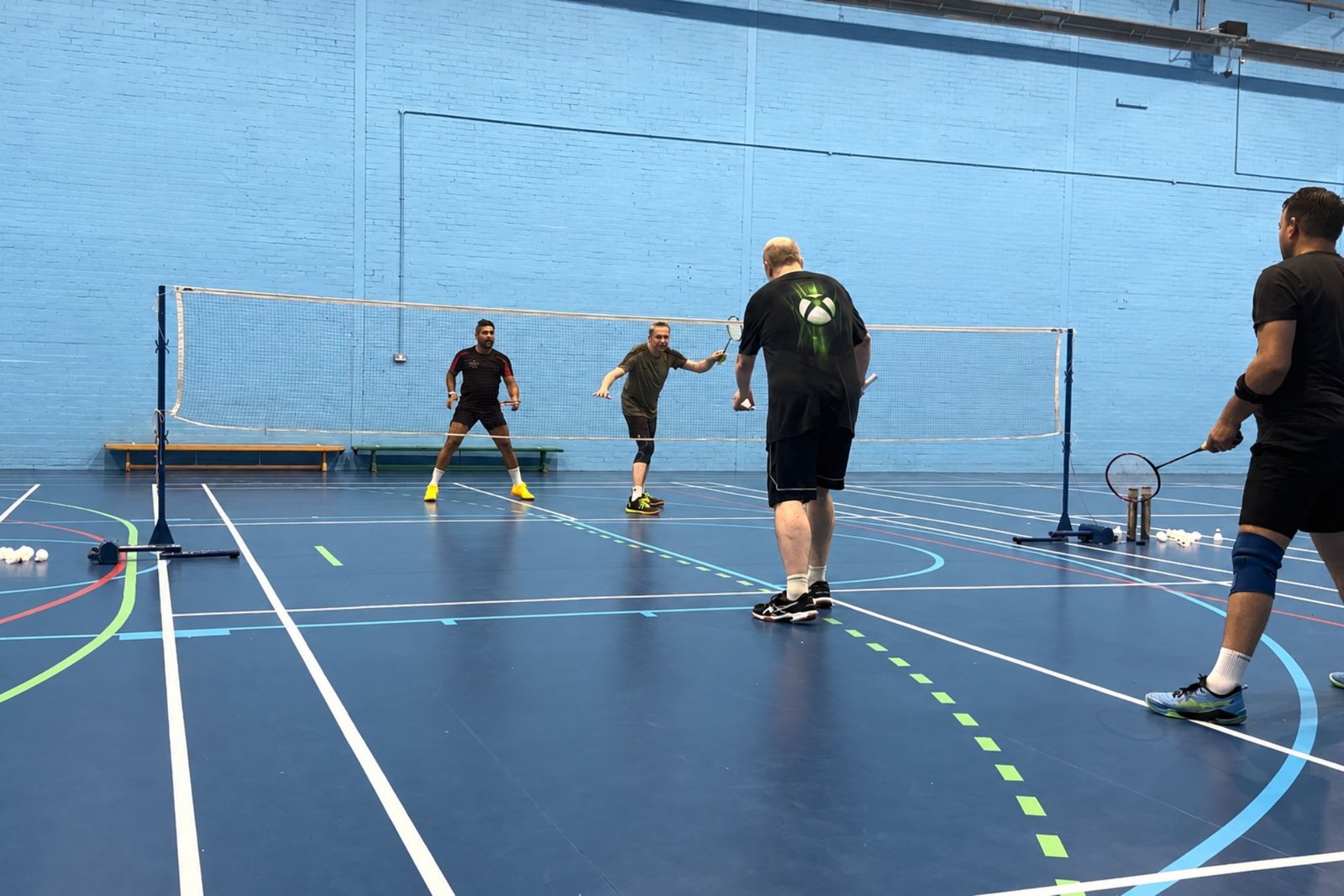 Badminton at Three Spires Badminton Club, Lichfield